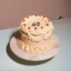 Ivory vegan vintage taart Ivory vegan vintage taart