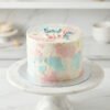 Boy or Girl? gender reveal taart Boy or Girl? gender reveal taart