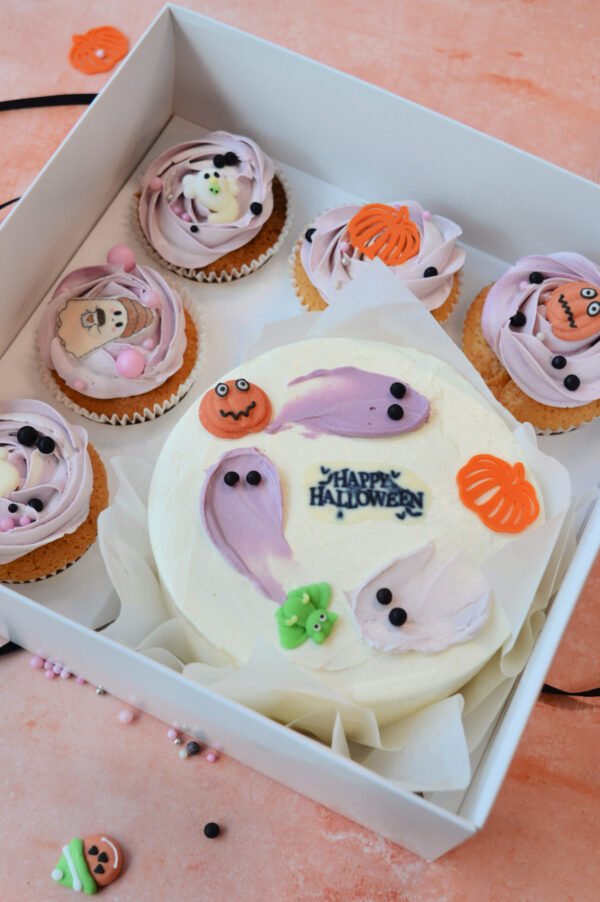 Bento cake en cupcakes, Halloween 2026 Bento cake en cupcakes, Halloween 2026