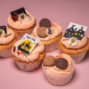 Sinterklaas cupcakes doos- vegan & glutenvrij Sinterklaas cupcakes doos- vegan & glutenvrij